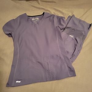 Light Grey Grey's Anatomy Scrub Set